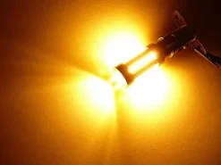 mocna żarówka 69 LED SMD 4041 P21W ba15s pomarańczowa 12v 24v kierunki