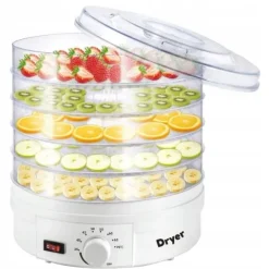 MOCNA DUŻA SUSZARKA DO GRZYBÓW I OWOCÓW ORAZ ZIÓŁ XL 5 SIT 500W