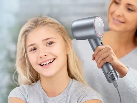 Mocna Suszarka do Włosów Karingbee HS01 Jonizacja 1500W szary