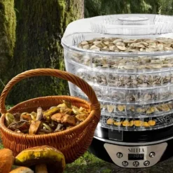 MOCNA SUSZARKA SPOŻYWCZA 520W DO GRZYBÓW OWOCÓW ZIÓŁ 5 SIT STELLA STSG-520