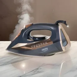 Mocne Żelazko Parowe 3400W Strażak Anti-Calc Anti Drip Prasowanie w Pionie
