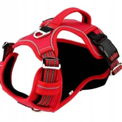 MOCNE SZELKI GUARD dla psa ALASKA odblask red M