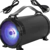 MOCNY GŁOŚNIK BLUETOOTH USB SD RADIO BOOMBOX MIKROFON PRZENOŚNY KARAOKE