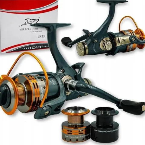 MOCNY KOŁOWROTEK Carp 5000a WOLNY BIEG 8+1 ŁOŻYSK KARPIOWY