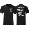 MODNA KOSZULKA MĘSKA NEED MONEY FOR BMW T-SHIRT BMW NA PREZENT ROZ M