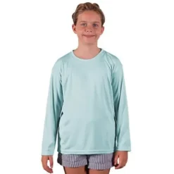 Młodzieżowa koszulka Solar z długim rękawem do sublimacji - Arctic Blue XL