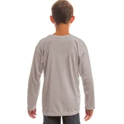 Młodzieżowa koszulka Solar z długim rękawem do sublimacji - Athletic Grey XL