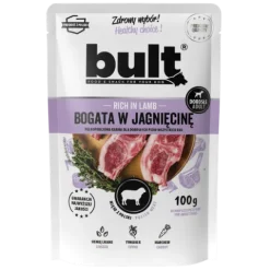 MOKRA KARMA DLA PSA BULT SASZETKA MIELONKA BOGATA W JAGNIĘCINĘ 40x100G
