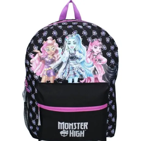 MONSTER HIGH LALKI DRACULAURA PLECAK SZKOLNY DLA DZIECI KIESZONKA NA BIDON