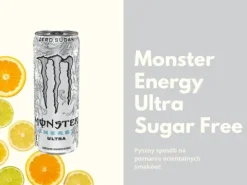 Monster Ultra Biały Sugar Free napój energetyczny energy drink chiński 330ml