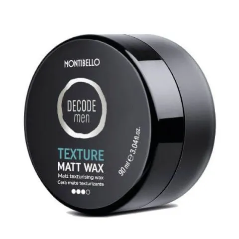 Montibello Decode Man Texture Matt Wax, Matowy wosk do stylizacji włosów, 90ml