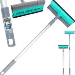 Mop do Okien Teleskopowy Myjka Ściągaczka do Mycia Szyb Luster Kabiny Długa