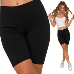 MORAJ Legginsy Kolarki Damskie w Prążek Wysoki Stan rozm. L/XL