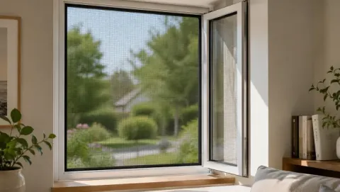 Moskitiera siatka na okno mocna solidna okienna muchy owady 150x130 + rzep