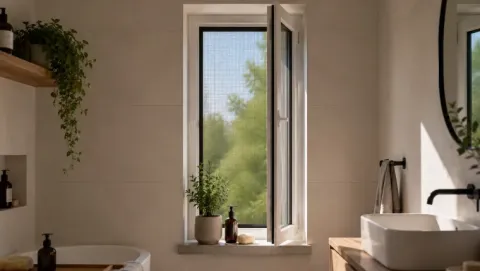 Moskitiera siatka na okno mocna solidna okienna muchy owady 150x130 + rzep