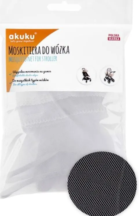 Moskitiera Uniwersalna do wózka - BIAŁA