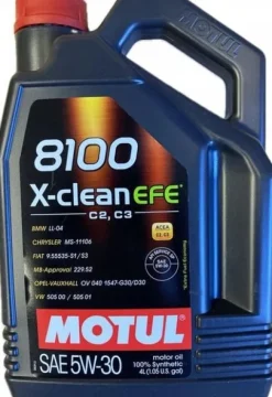 MOTUL 8100 X-CLEAN EFE 5W30 4L