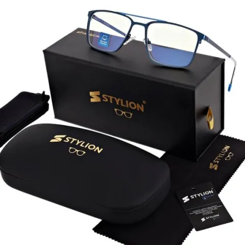 Męskie okulary PREMIUM +2.50 do czytania i komputera Blue Light+Antyrefleks