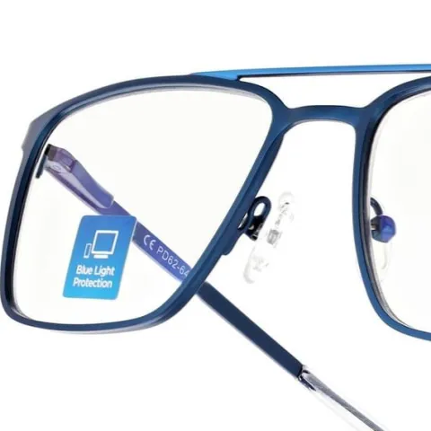 Męskie okulary PREMIUM +2.50 do czytania i komputera Blue Light+Antyrefleks