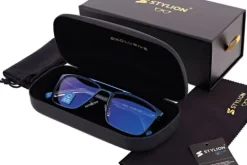 Męskie okulary PREMIUM +2.75 do czytania i komputera Blue Light+Antyrefleks