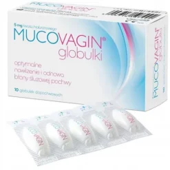 Mucovagin Globulki dopochwowe nawilżające 10 sztuk