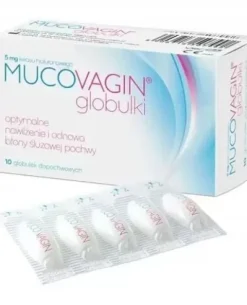 Mucovagin 5 mg globulki dopochwowe 10 sztuk