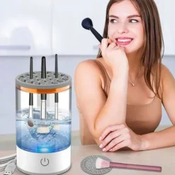 MYJKA DO CZYSZCZENIA MYCIA SUSZENIA PĘDZLI GĄBEK KOSMETYCZNYCH 3W1 USB