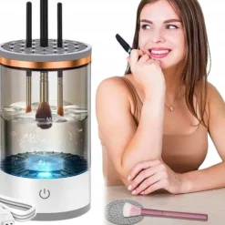 MYJKA DO CZYSZCZENIA MYCIA SUSZENIA PĘDZLI GĄBEK KOSMETYCZNYCH 3W1 USB