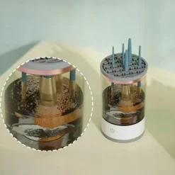 MYJKA DO CZYSZCZENIA MYCIA SUSZENIA PĘDZLI GĄBEK KOSMETYCZNYCH 3W1 USB