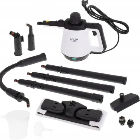 MYJKA PAROWA PAROWNICA CZYŚCIK OKIEN STEAMER 2000W 3,5 bara 13 elementów