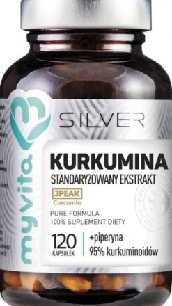 MYVITA KURKUMINA 95% PIPERYNA 120k KURKUMA PIEPRZ