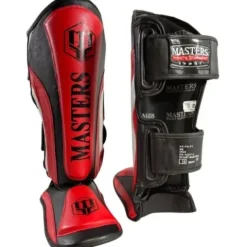 Nagolenniki Masters NS-PU-FT (WAKO APPROVED) 119111-02M czerwony+L