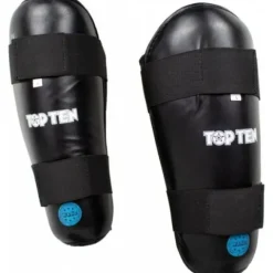 Nagolenniki TOP TEN WAKO style NA-TT czarny+S