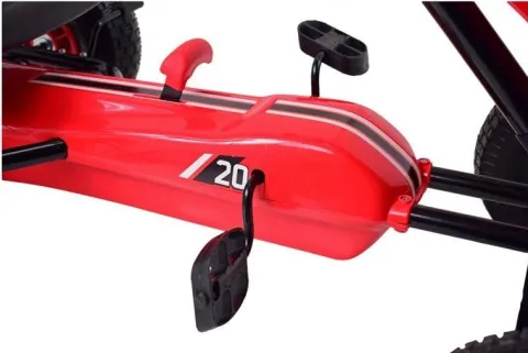 NAJNOWSZY GOKART NA PEDAŁY, KOŁA POMPOWANE, HAMULCE/G203