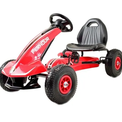 NAJNOWSZY GOKART NA PEDAŁY, KOŁA POMPOWANE, HAMULCE/G203