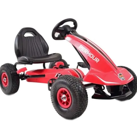 NAJNOWSZY GOKART NA PEDAŁY, KOŁA POMPOWANE, HAMULCE/G203