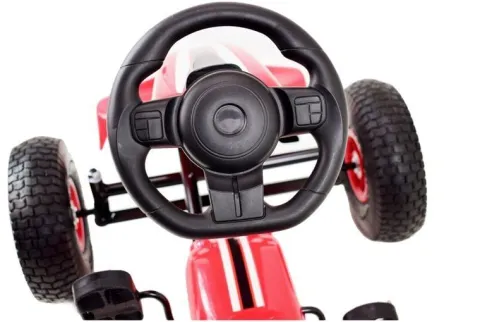 NAJNOWSZY GOKART NA PEDAŁY, KOŁA POMPOWANE, HAMULCE/G202