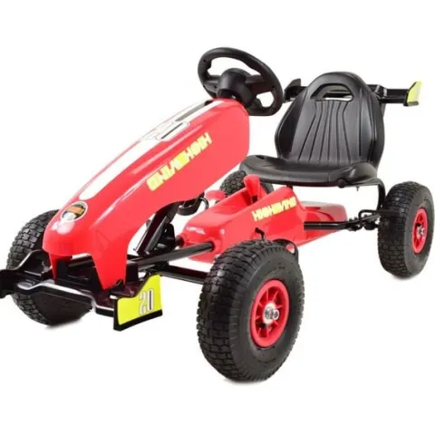 NAJNOWSZY GOKART NA PEDAŁY, KOŁA POMPOWANE, HAMULCE/G202