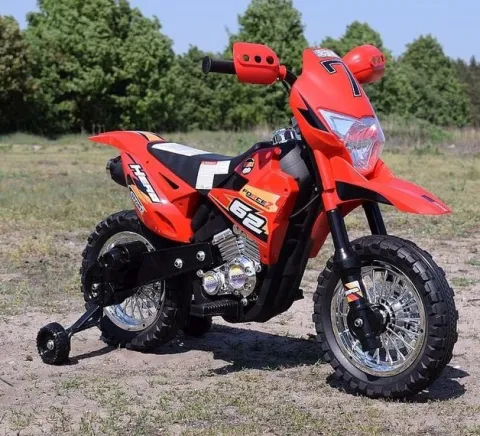 NAJNOWSZY MOTOR CROSSOWY FORCE II, ŚWIATŁA, DŹWIĘKI,DŻWIĘKI POLICYJNE/BDM0912