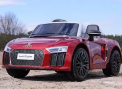 NAJNOWSZY ORYGINALNY AUDI R8 NA LICENCJI MIĘKKIE SIEDZENIE, MIĘKKIE KOŁA SUPER JAKOŚĆ/R8
