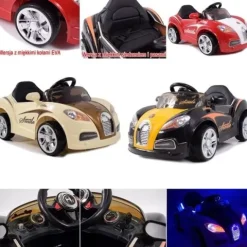 NAJNOWSZY ROADSTER SMILE, DWA SILNIKI, KLUCZYK,MIĘKKIE SIEDZENIE, MIĘKKIE KOŁA/HL938