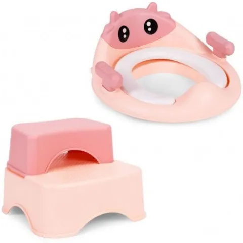 NAKŁADKA NA TOALETĘ ZE SCHODKAMI ECOTOYS DLA DZIECI 6-36 MSC