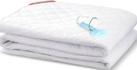 NAKŁADKA OCHRANIACZ na MATERAC 140x200 WODOODPORNY PODKŁAD Z GUMKĄ PREMIUM