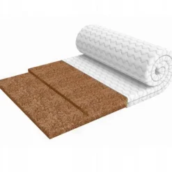 Nakładka utwardzająca 2x kokos, materac nawierzchniowy 140x200, topper