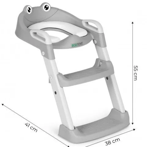 NAKLADKA NA TOALETE ECOTOYS ZE SCHODKAMI DLA DZIECI +12 MIESIECY