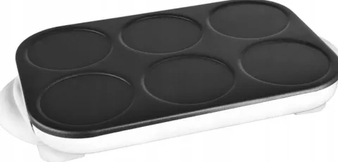 NALEŚNIKARKA do Pancakes 6 szt elektryczna 1500W NON STICK CERAMICZNA MOCNA