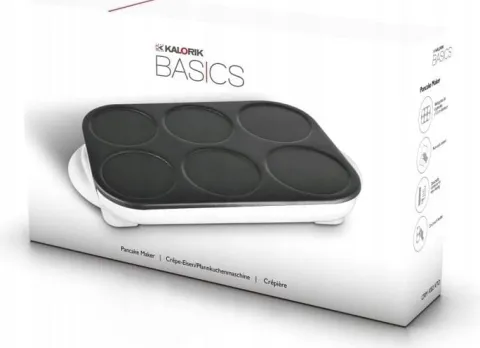 NALEŚNIKARKA do Pancakes 6 szt elektryczna 1500W NON STICK CERAMICZNA MOCNA