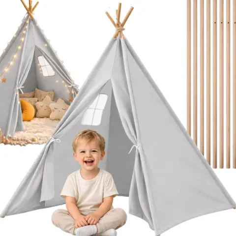 Namiot tipi dla dzieci wigwam indiański domek do zabawy w ogodzie domu