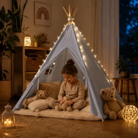 Namiot tipi dla dzieci wigwam indiański domek do zabawy w ogodzie domu