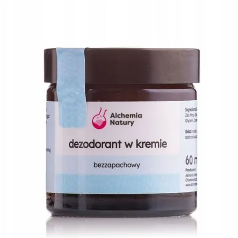 Naturalny dezodorant Bezzapachowy Krem 60ml Bez Chemii Dobry Skład